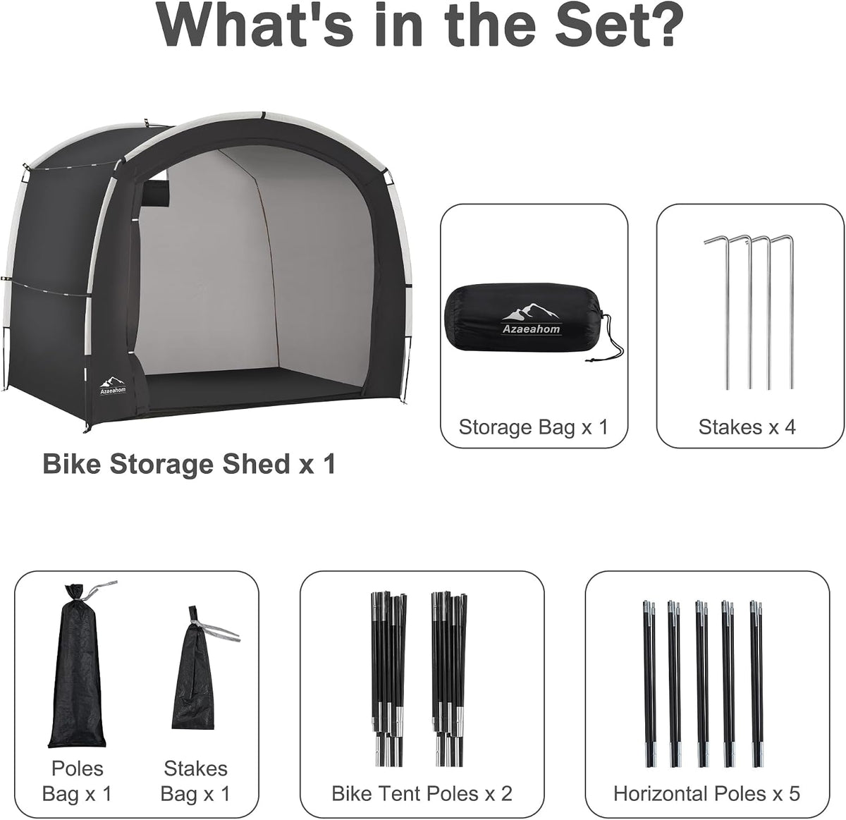 Bike Storage Shed Tent Waterproof Outdoor Easy Setup Portable XL