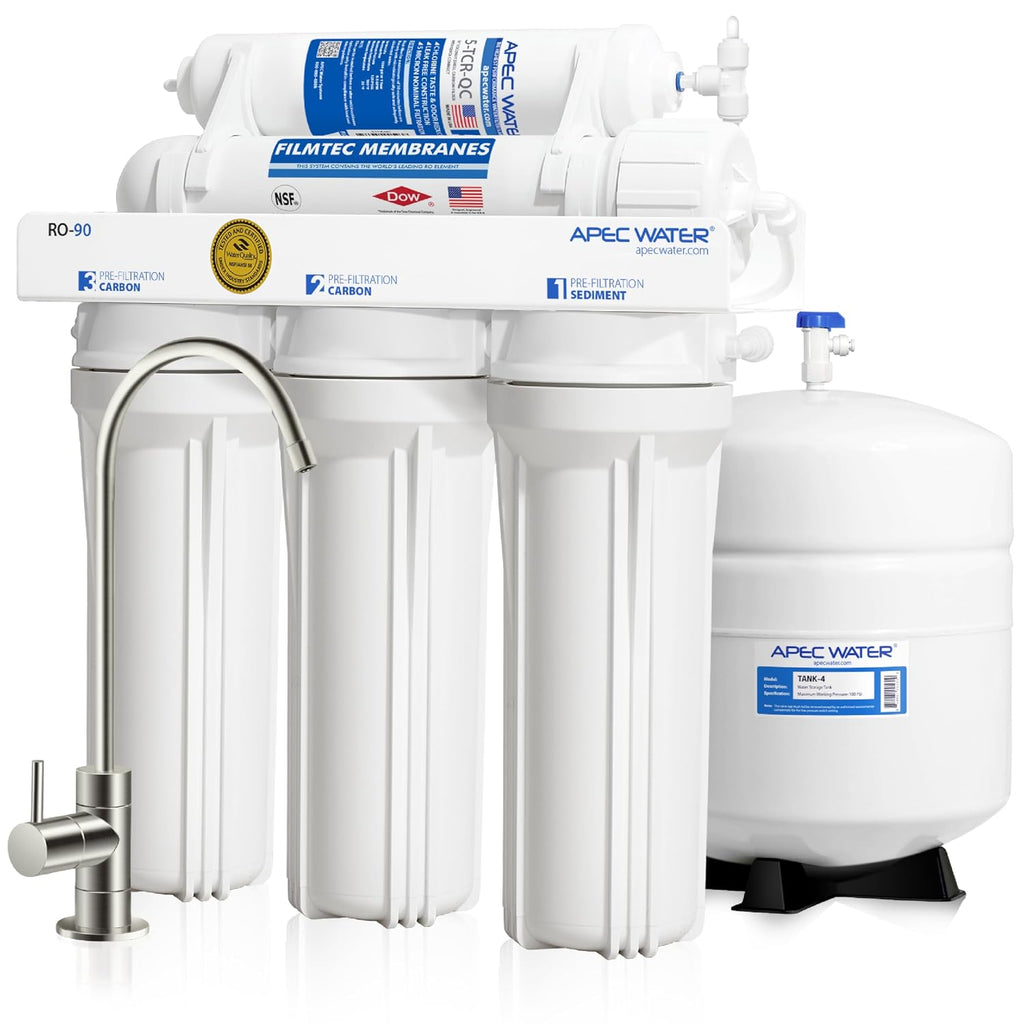 RO-90, 5-Stage Under Sink Reverse Osmosis System, 90 GPD