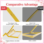 Round Backdrop Stand 8ft, Round Balloon Arch Stand, Gold Circle Arch