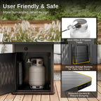 28'' Propane Fire Pit Table 50,000 BTU