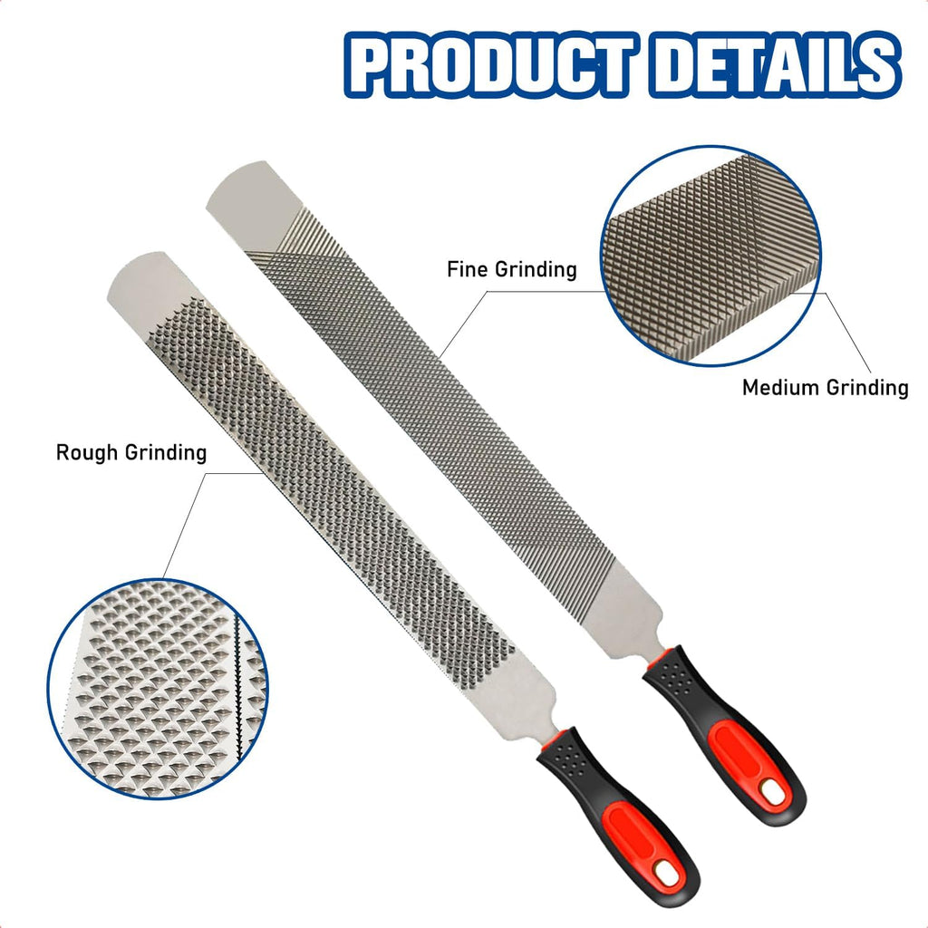 18 Inch Hoof Rasp, Horseshoe File, Farrier File Tool, Carbon Steel, Suitable for Horse, Cow, Goat, Animal Hooves
