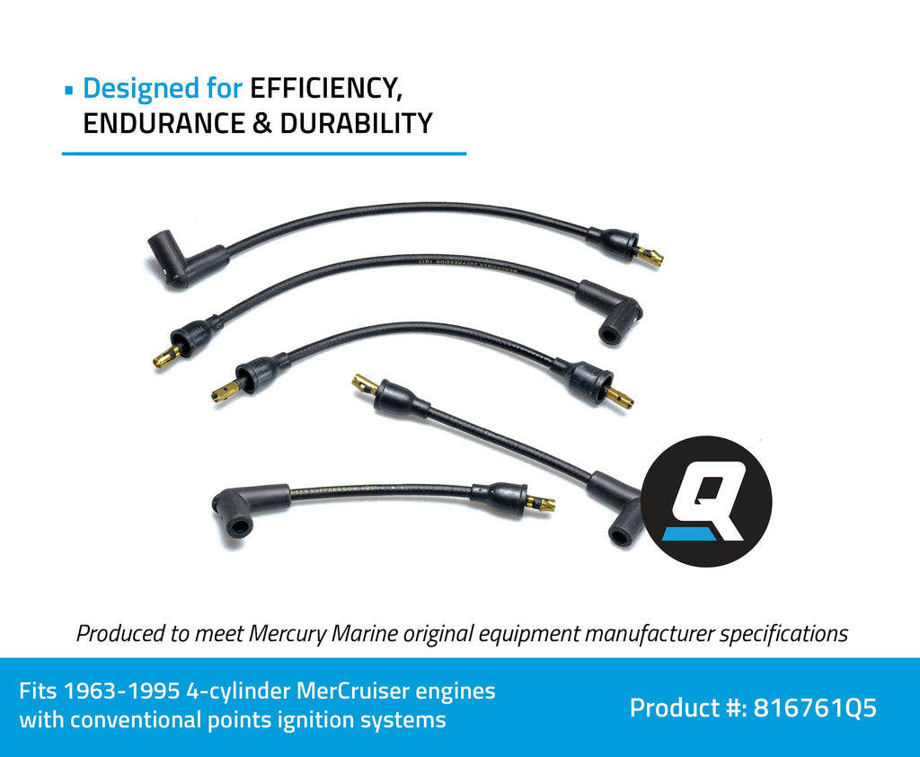 Quicksilver 816761Q5 Spark Plug Wire Kit