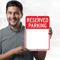 Reserved Parking Sign, Custom Parking Signs for Business, 10x14 Inches, Rust Free .040 Aluminum, Fade Resistant, Made