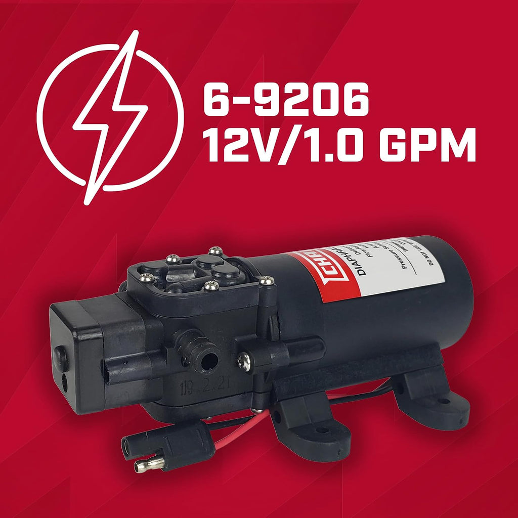 CHAPIN 6-9206 12V Diaphragm Sprayer Pump, 1 GPM Replacement Pump