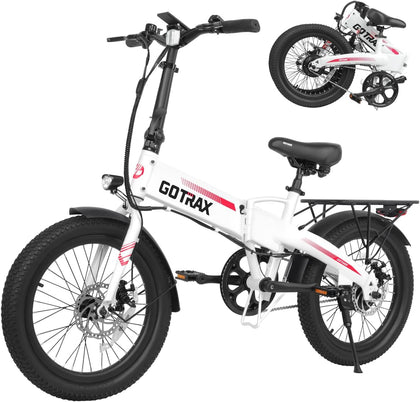 R1 20" Folding Electric Bike for Adults, Max 40 Miles & 20Mph Speed | 500W Peak Motor, 48V Battery, 5 Pedal-Assist