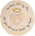 Pet Memorial Garden Stone 'You Will Never Leave My Heart'
