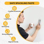 Drywall Repair Kit 12.2 Oz Wall Patch Repair Kit Wall Mending Agent | Spackle Wall Repair with Wall Patches/Sanding