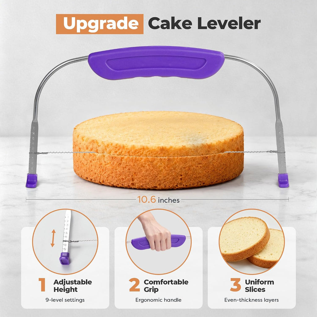 71 Aluminum Cake Decorating Kit, Baking Supplies for Beginner & Pros