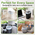 1.6 Gallon Small Drawstring Trash Bags Mini Garbage Bags 60 Counts