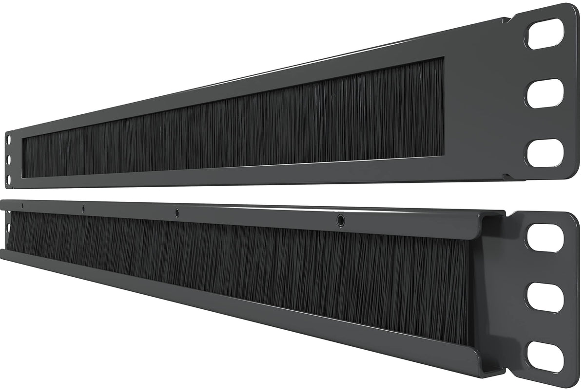 Brush Panel (2 Pc) for 19" Rack Mount Cable Management (1U)- TP1710