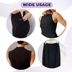 30 Inch Black Invisible Zipper, Nylon Non-Separating for Sewing Clothes