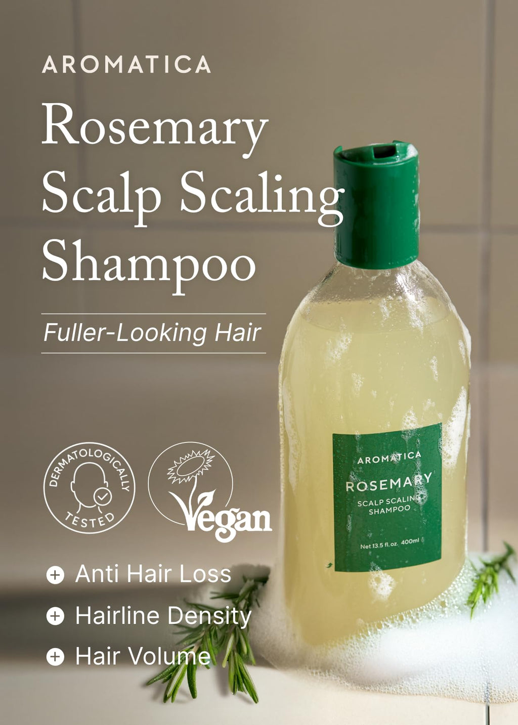 Rosemary Scalp Scaling Shampoo for Hair Growth