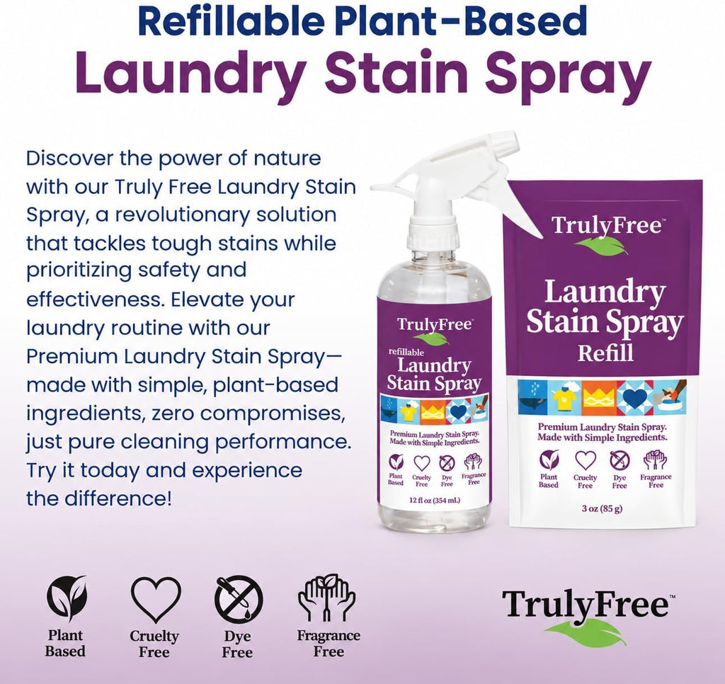 Laundry Stain Remover Spray - 16oz + 1 Fill, 3oz
