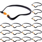 16 Pcs Banded Earplugs for Shooting Range Band Ear Plugs, Orange