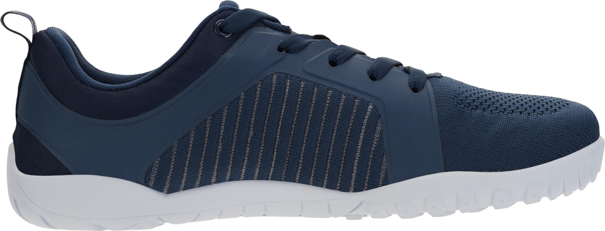 Men's Wide Toe Box Trail Running Barefoot Shoes, Dark Blue, 7