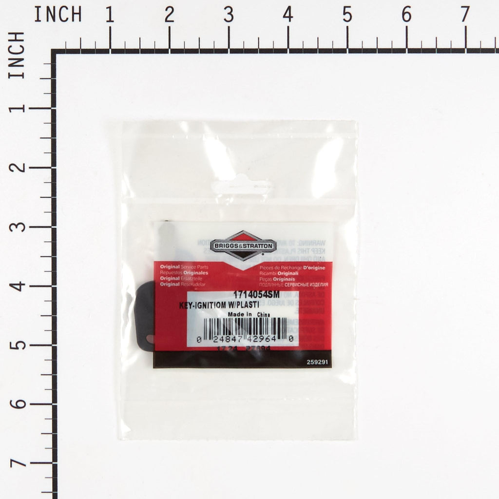 Briggs & Stratton 1714054SM Ignition Key with Plastic Cover