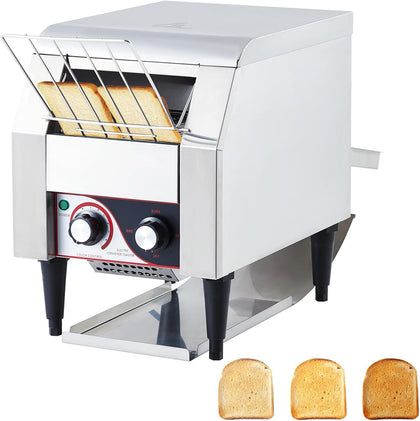 Commercial Toaster Conveyor 450 Slices/H Heavy Duty Industrial Conveyor Toaster Stainless Steel Electric Oven with