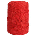 328ft 3mm Red Jute Twine Thick for Gift Wrapping