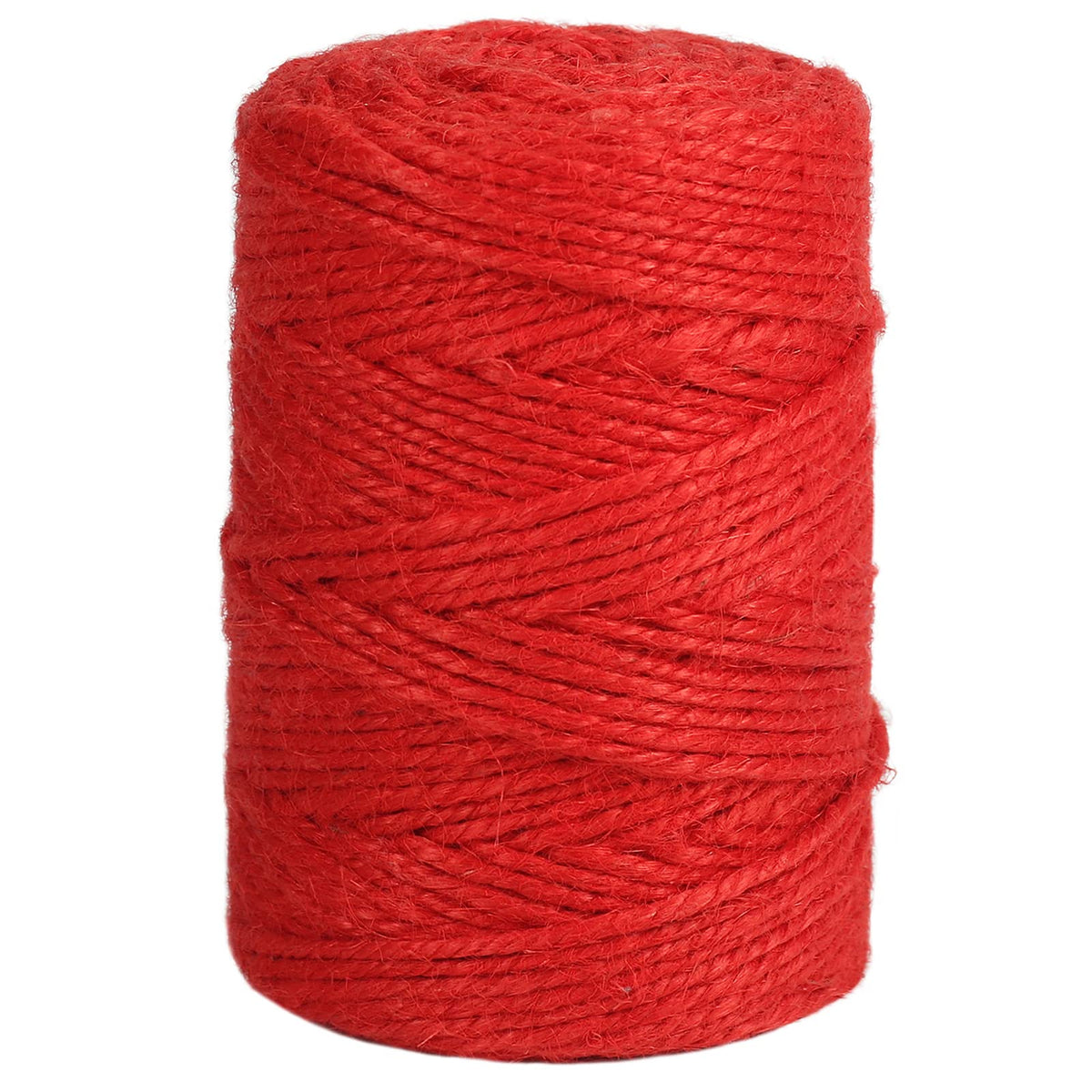 328ft 3mm Red Jute Twine Thick for Gift Wrapping