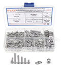 #8-32 UNC 304 SS Button-Head Socket Cap Screws, Nuts & Washers Kit