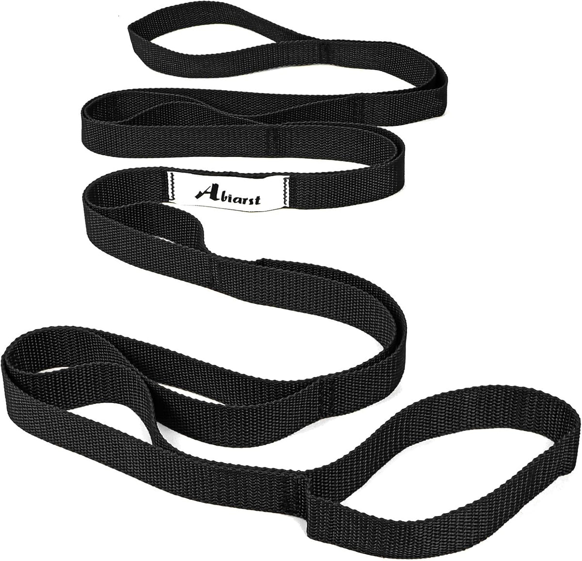 Stretching Strap Yoga Straps for Physical Therapy, 10 Loops Non-Elastic Stretch Band for Pilates, Flexibility