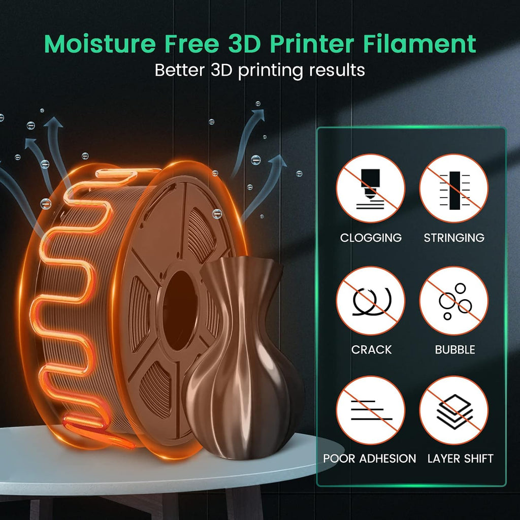 Filament Dryer S2, Black | 70℃ Max Temperature,Large screen control,Filament Storage Filament Dryer Box