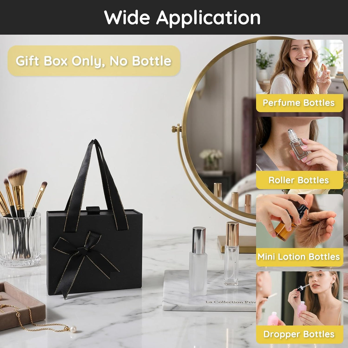 2pcs 4.7x3.9x2'' Small Gift Boxes for Men, Black Gift Card Box