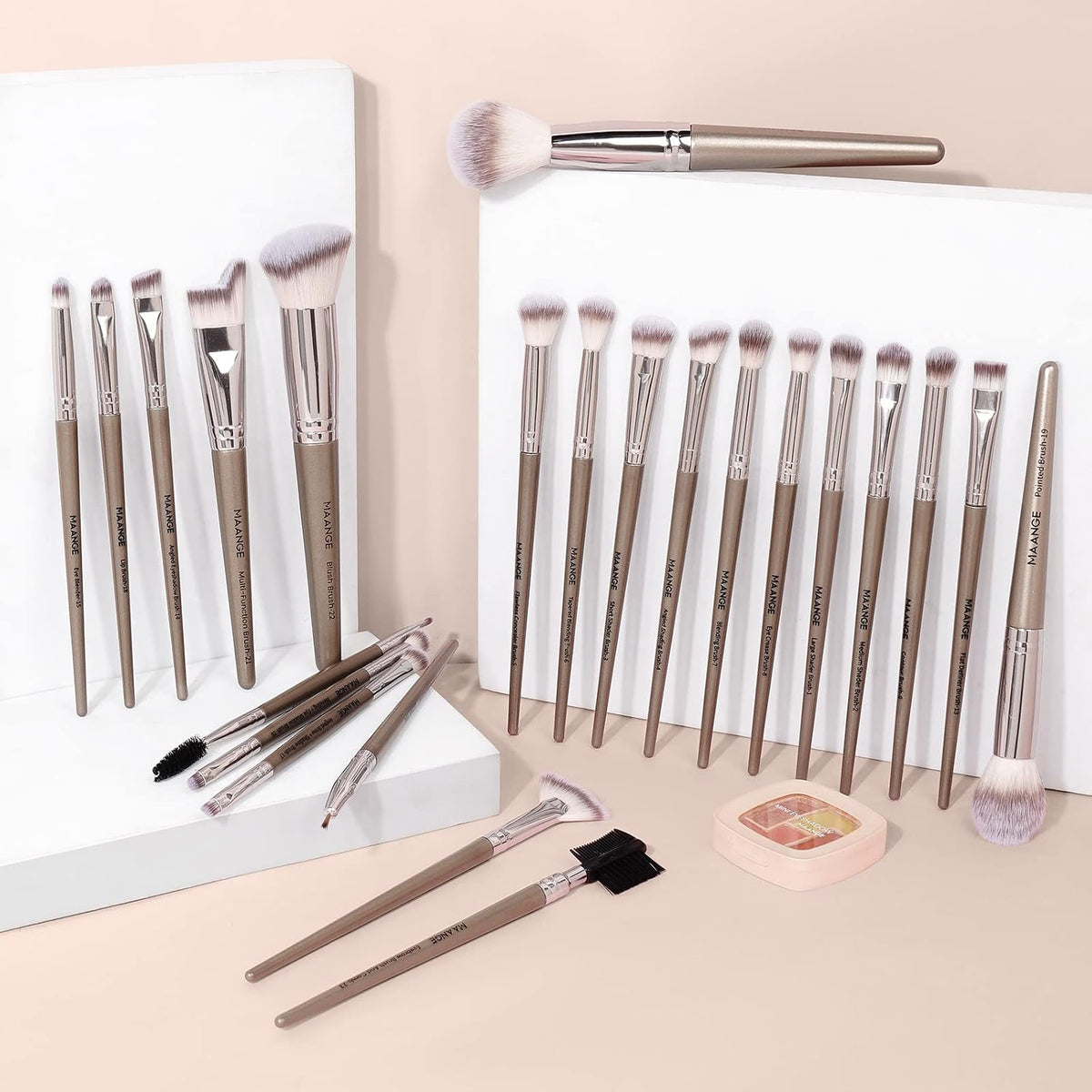 Makeup Brush Set 23 Pcs Makeup Brushes Premium Synthetic Make up brushes Professional Face Powder Blush Pointed
