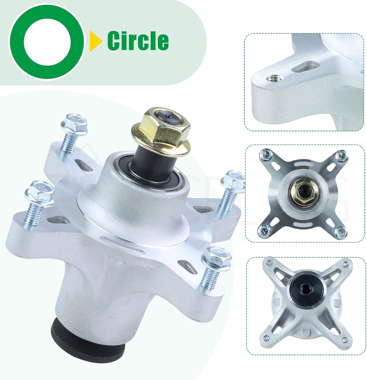 2 Pack 139-3214 Spindle Assembly for Toro 42" SS4225 Deck Rebuild