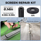 Window Screen Replacement, 6in1 Window Screen Door Repair Kit