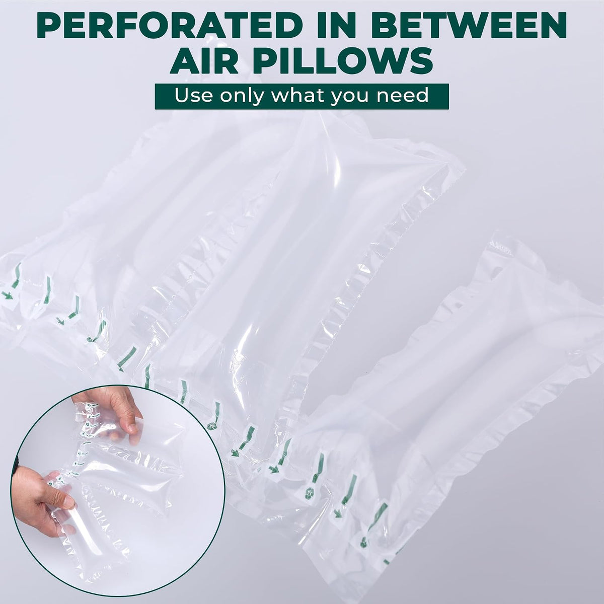 330 Count 4x8 Inflatable Air Pillows for Shipping