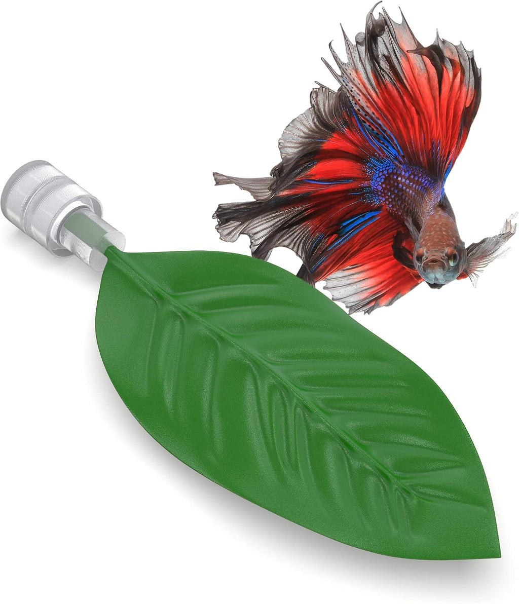 Magnetic Betta Leaf Hammock Bed for Aquariums and Fish Tanks (Single Betta Leaf)