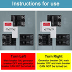 Generator Interlock Kit for Siemens 100 Amp or Murray 100 Amp Panels