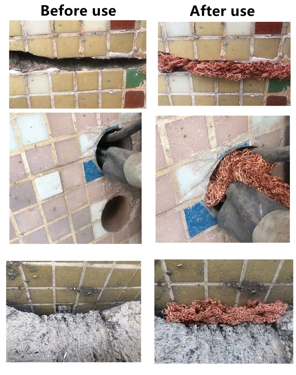 Copper Mesh,Pure Copper Wire Mesh, Hole and Gap Filler | Sturdy and Durable, Suitable for Gardens and Houses, Size