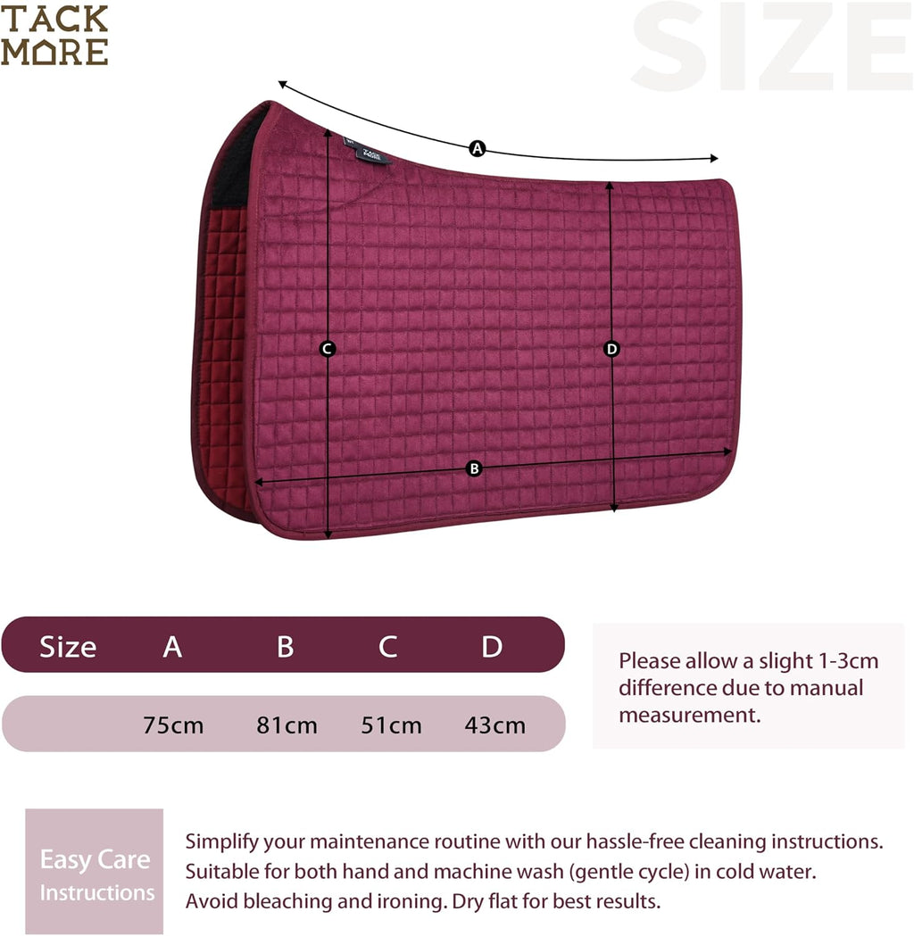 All-Purpose Square Quilted Western Saddle Pad, Horse Saddle Pad