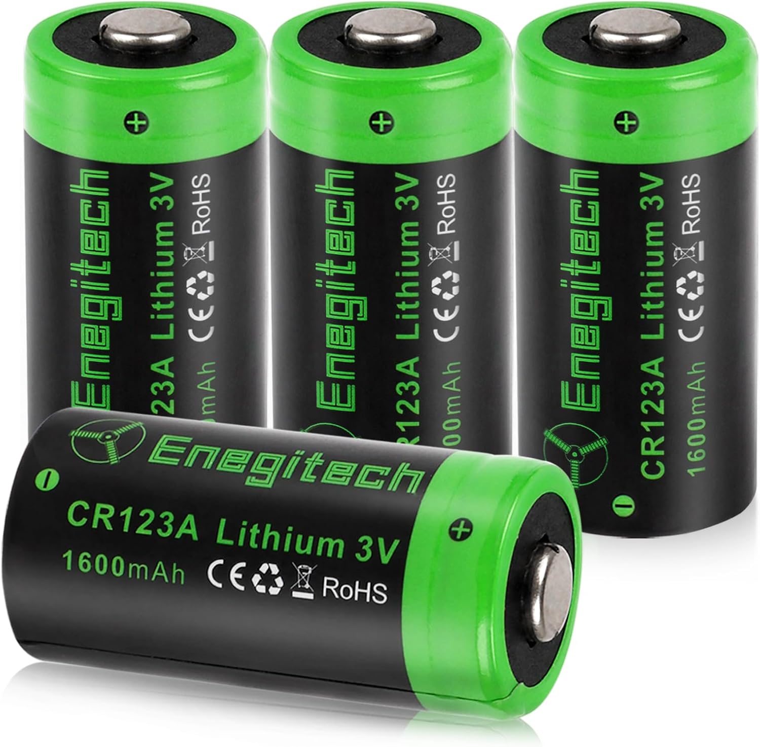 CR123A 3V Lithium Battery, 123 3 Volt Lithium Battery, for Home Security Sensor Motion Sensor Door Lock High