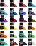 Mica Powder, 24 Colors Pearlescent Pigment Powder for Epoxy Resin, 240g Pearl Pigment Set for Soap Making, Bath