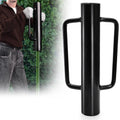 Fence Post Driver, 12LB Heavy Duty T Post Pounder with Ergonomic Handle, 2.7" Inner Dia Steel Posts Hole Diggers Hand