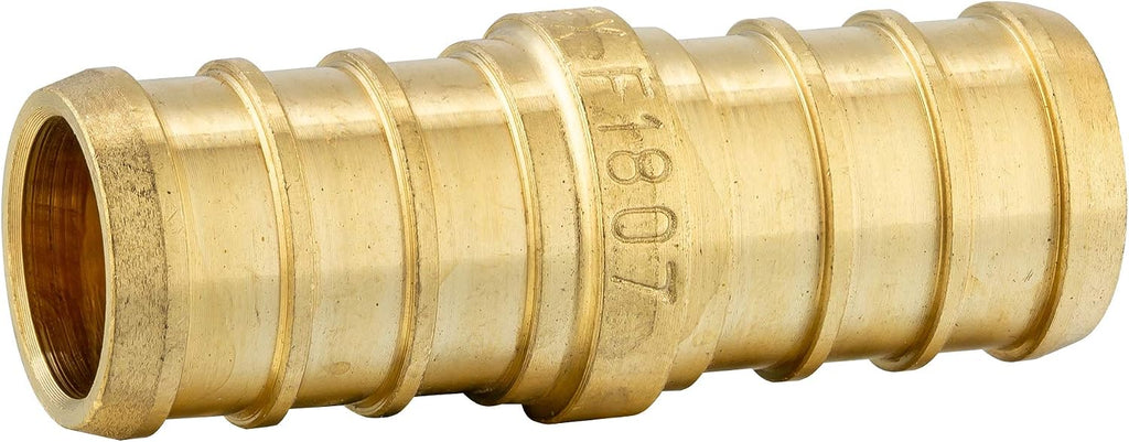 2-PACK EFIELD Pex 1"Straight Coupling Crimp Fitting(PEX1807008-2)