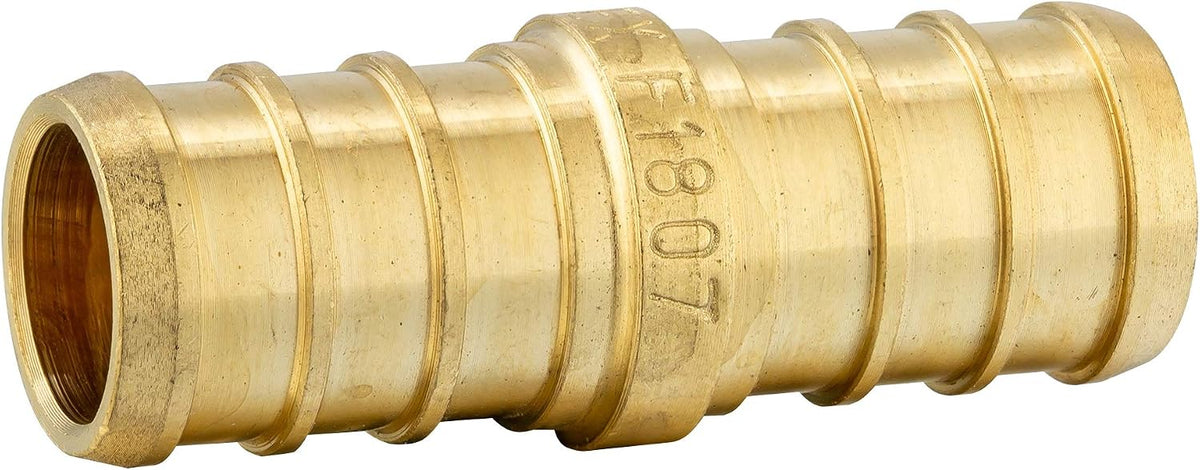 2-PACK EFIELD Pex 1"Straight Coupling Crimp Fitting(PEX1807008-2)
