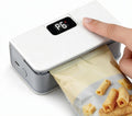 Mini Bag Sealer & Cutter, USB-C Rechargeable, 6-Gear Adjustable Heat, LED Display, Magnetic, for