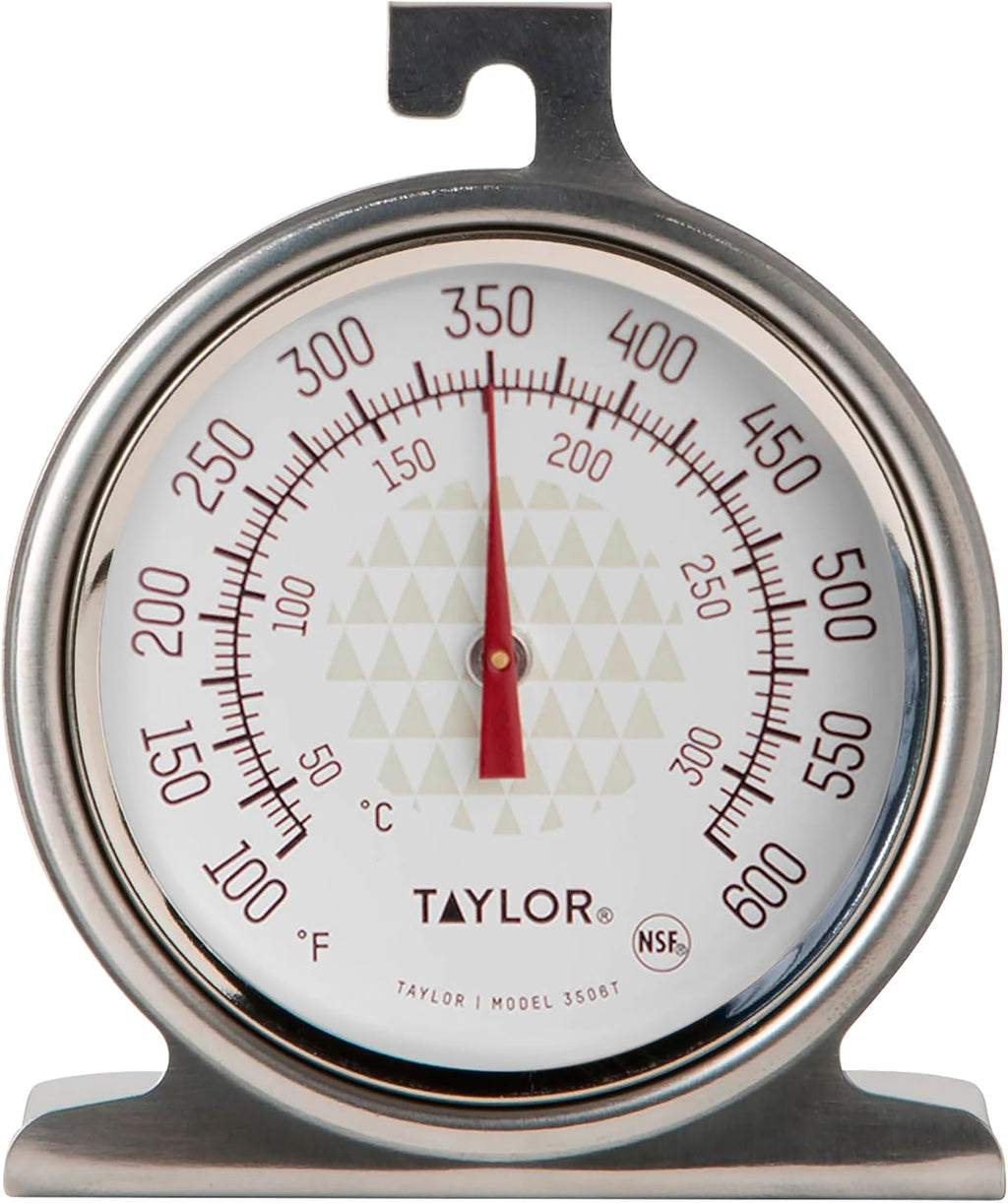 Large 2.5 Inch Dial Kitchen Cooking Oven Thermometer, Analog