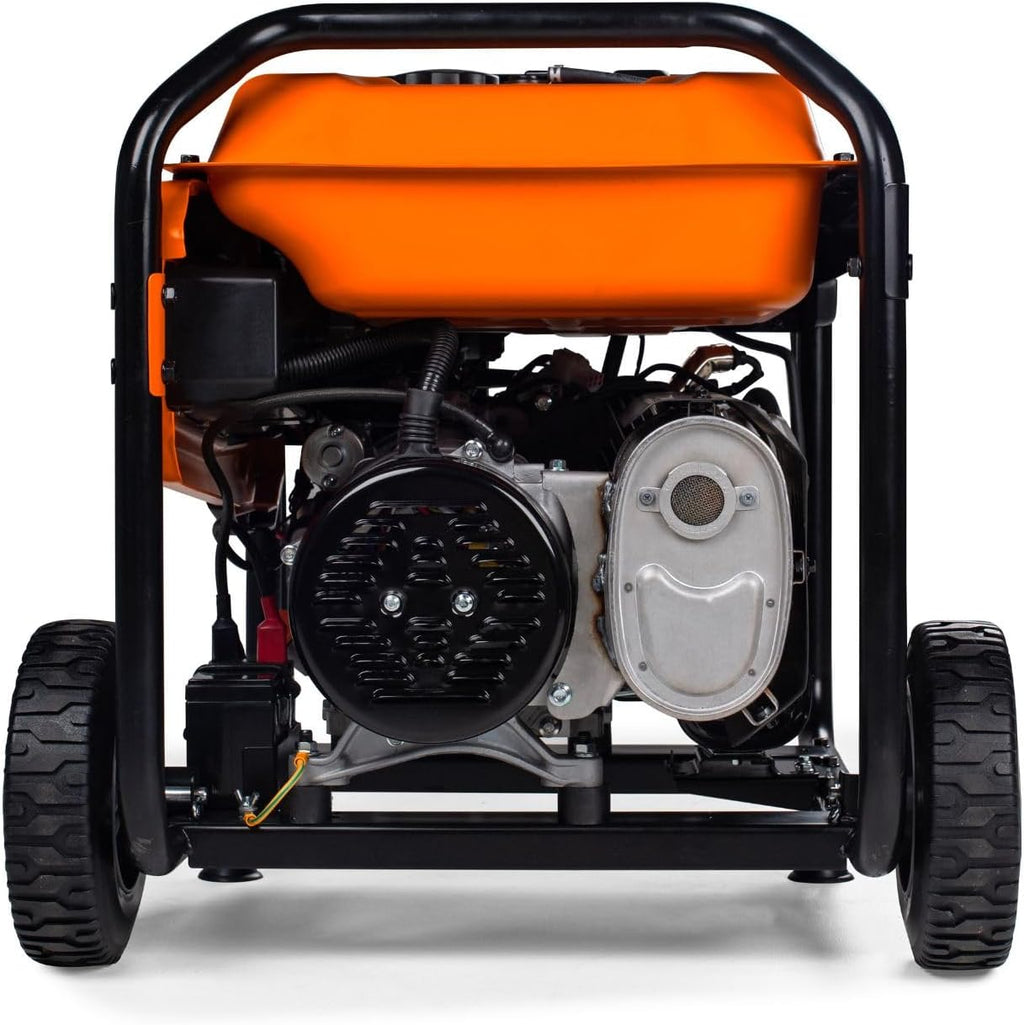 8,250 Starting Watt Dual Fuel Portable Gas Generator Electric Start | Includes Adapter Cord, Home Backup Power