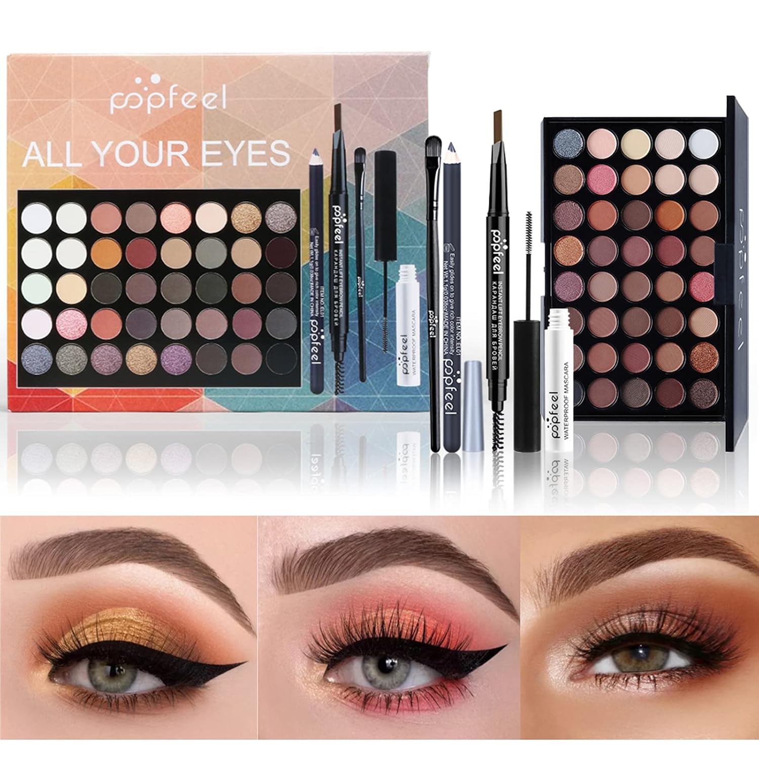All in One Makeup Kit For Teenager Girls, Full Starter Makeup Kit for Women Beginners Includes Eyeshadow Palette, Eye