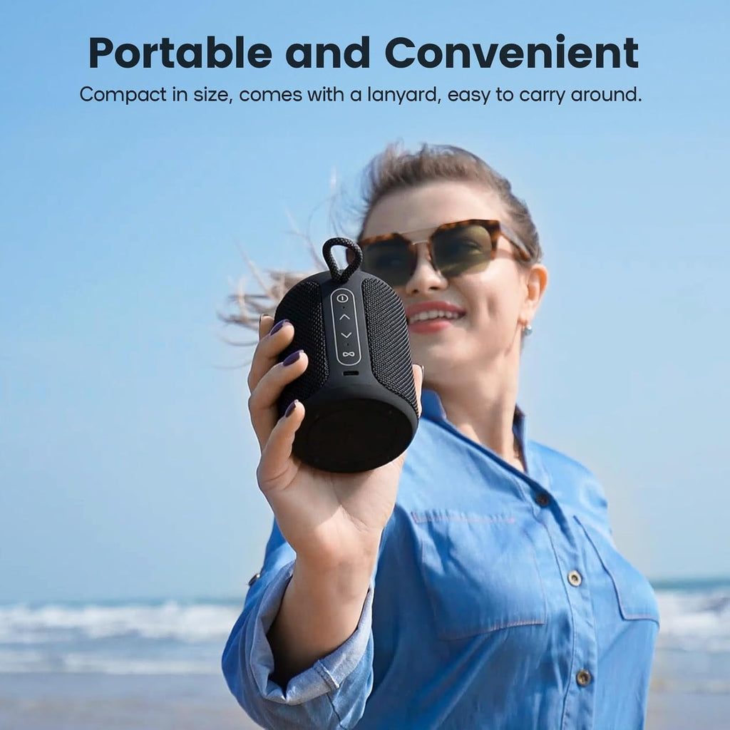 Bluetooth Speaker Wireless,IP67 Waterproof & Dustproof Portable Speaker with Lights,15W Loud Stereo Sound, 2500mAh