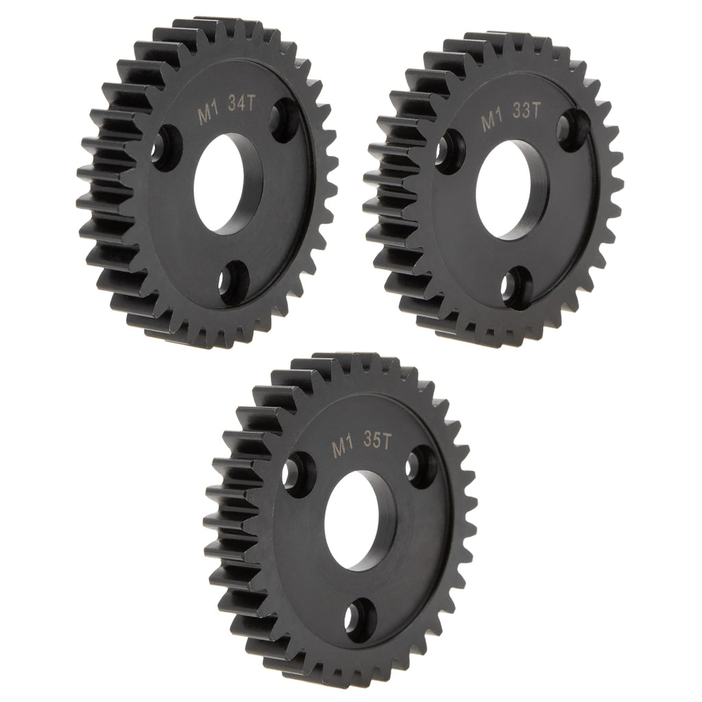 DKKY M1 Spur Gear Kit for Traxxax Arrma Losi HPI HOBAO Available from 30T to 52T (33+34+35T)