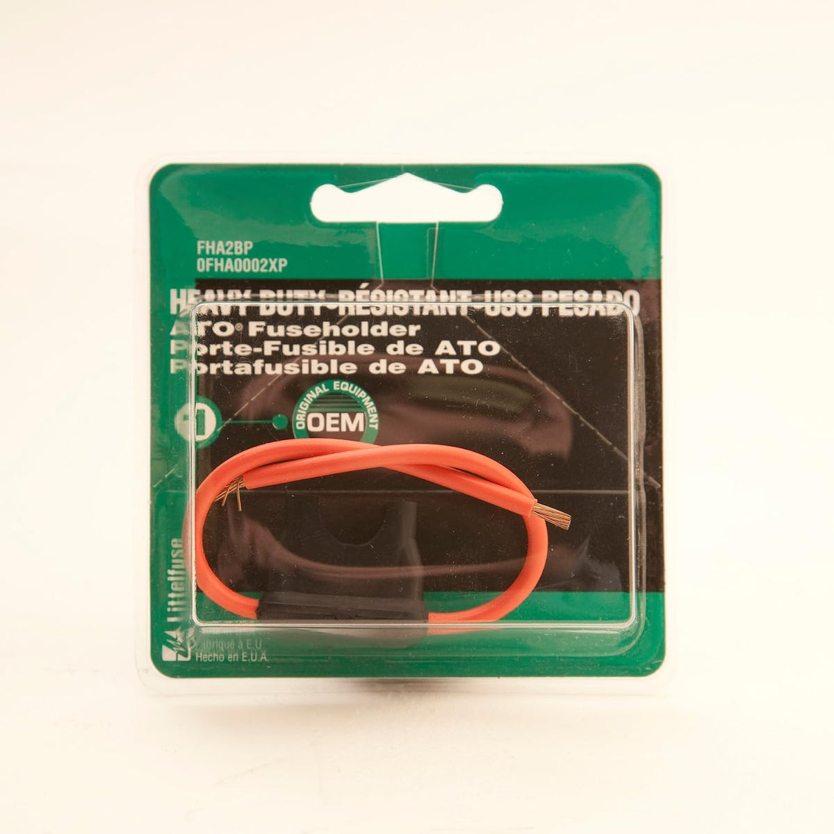 Littelfuse 0FHA0002XP ACS ATO HD Carded Inline Fuse Holder