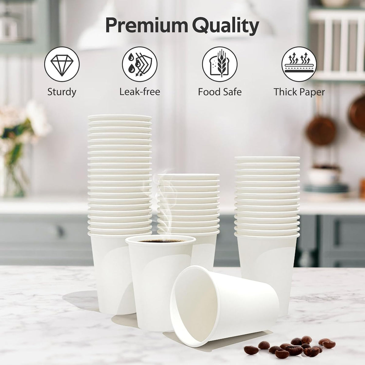 100 Count 12 oz Coffee Cups