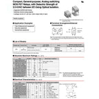 (10PCS) G3VM-61A1 IC SSR Relay SPST-NO 500MA 0-60V Solid State SPST-NO 4-DIP