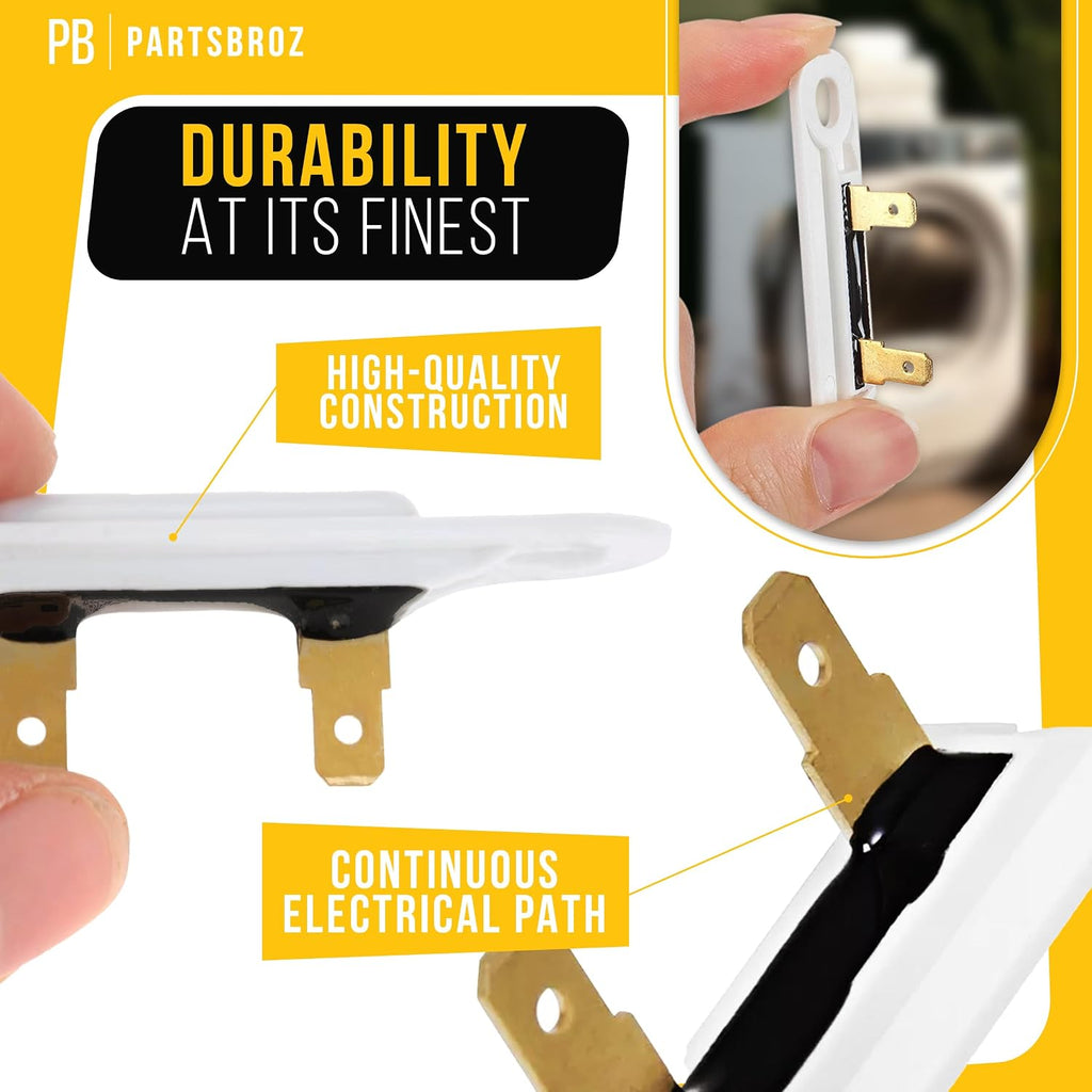 Dryer Thermal Fuse for Whirlpool WED8300SW1 (2-Pack)